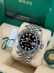 Pre-owned Rolex GMT Master II 126710GRNR 'Bruce Wayne' Jubilee 2025 Unworn