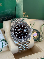 Pre-owned Rolex GMT Master II 126710GRNR 'Bruce Wayne' Jubilee 2025 Unworn