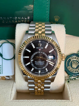Pre-owned Rolex SkyDweller 336933 Jubilee 2023 Complete Set