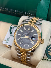 Pre-owned Rolex SkyDweller 336933 Jubilee 2023 Complete Set