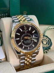 Pre-owned Rolex SkyDweller 336933 Jubilee 2023 Complete Set