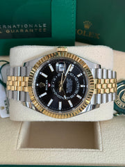 Pre-owned Rolex SkyDweller 336933 Jubilee 2023 Complete Set