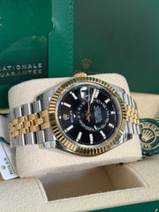 Pre-owned Rolex SkyDweller 336933 Jubilee 2023 Complete Set