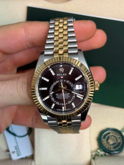Pre-owned Rolex SkyDweller 336933 Jubilee 2023 Complete Set