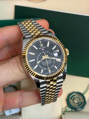 Pre-owned Rolex SkyDweller 336933 Jubilee 2023 Complete Set
