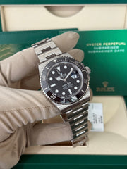 Pre-owned Rolex Submariner Date 41mm 126610LN Stainless Steel 2021 Full UK Set New