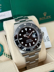 Pre-owned Rolex Submariner Date 41mm 126610LN Stainless Steel 2021 Full UK Set New
