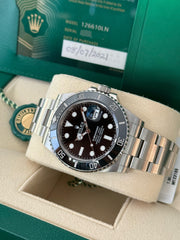 Pre-owned Rolex Submariner Date 41mm 126610LN Stainless Steel 2021 Full UK Set New