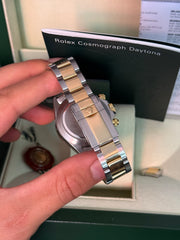Pre-owned Rolex Daytona 116523 White Diamond Dial 2007 Complete Set