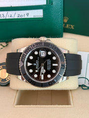 Pre-owned Rolex YachtMaster 42mm 226659 White Gold 2019 Complete UK Set