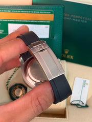 Pre-owned Rolex YachtMaster 42mm 226659 White Gold 2019 Complete UK Set