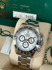 Pre-owned Rolex Daytona 126500LN 2025 Complete Set