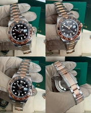 Pre-owned Rolex GMT Master II RootBeer Bi-Metal 126711CHNR 2023 Complete Set