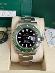 Pre-owned Rolex Submariner 41mm 126610LV Starbucks Complete Set