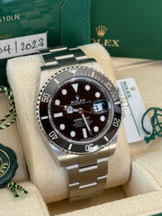Pre-owned Rolex Submariner Date 126610LN Stainless Steel 2023 Full Set New