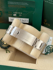 Pre-owned Rolex Submariner Date 126610LN Stainless Steel 2023 Full Set New