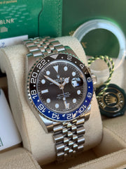 Pre-owned Rolex GMT Master II 126710BLNR Automatic Watch Batgirl 2022 Full Set