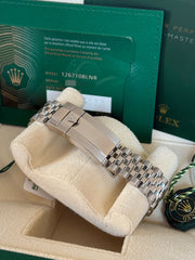 Pre-owned Rolex GMT Master II 126710BLNR Automatic Watch Batgirl 2022 Full Set