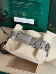 Pre-owned Rolex Datejust 36mm 126234 Mint Green Dial Oyster Bracelet