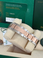 Pre-owned Rolex Datejust 41mm Two Tone 126631 2024 Mint Condition Complete Set