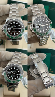 Pre-owned Rolex GMT Master II 'Sprite' Oyster 2025 Mint with Stickers Complete Set