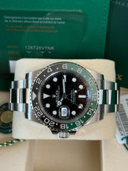 Pre-owned Rolex GMT Master II 'Sprite' Oyster 2025 Mint with Stickers Complete Set