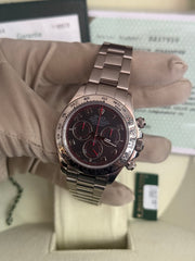 Pre-owned Rolex Daytona White Gold 40mm Racing Dial 116509 2005 Mint Condition Complete Set with Rolex Service