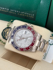 Pre-owned Rolex GMT Master II 126719BLRO Meteorite Dial 2021 Complete Set