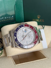 Pre-owned Rolex GMT Master II 126719BLRO Meteorite Dial 2021 Complete Set