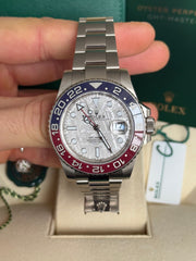 Pre-owned Rolex GMT Master II 126719BLRO Meteorite Dial 2021 Complete Set