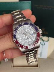 Pre-owned Rolex GMT Master II 126719BLRO Meteorite Dial 2021 Complete Set