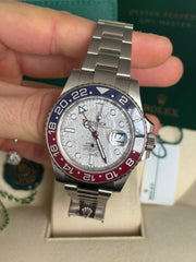 Pre-owned Rolex GMT Master II 126719BLRO Meteorite Dial 2021 Complete Set