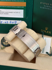 Pre-owned Rolex Submariner Hulk 40mm 116610LV 2018 Mint Condition Complete Set
