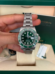 Pre-owned Rolex Submariner Hulk 40mm 116610LV 2018 Mint Condition Complete Set