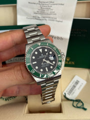 Pre-owned Rolex Submariner 'Starbucks' 126610LV 2021 Unworn Complete UK Set with Receipt