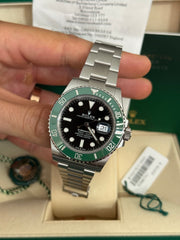 Pre-owned Rolex Submariner 'Starbucks' 126610LV 2021 Unworn Complete UK Set with Receipt