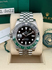 Pre-owned Rolex GMT Master II 126720VTNR 'Sprite' Jubilee 2022 Mint Complete UK Set