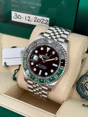 Pre-owned Rolex GMT Master II 126720VTNR 'Sprite' Jubilee 2022 Mint Complete UK Set