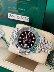 Pre-owned Rolex GMT Master II 126720VTNR 'Sprite' Jubilee 2022 Mint Complete UK Set