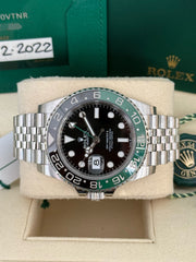 Pre-owned Rolex GMT Master II 126720VTNR 'Sprite' Jubilee 2022 Mint Complete UK Set