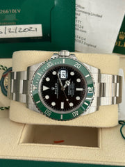 Pre-owned Rolex Submariner 'Starbucks' 126610LV 2021 Unworn Complete UK Set with Receipt