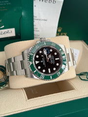 Pre-owned Rolex Submariner 'Starbucks' 126610LV 2021 Unworn Complete UK Set with Receipt