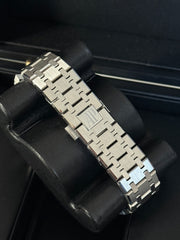 Pre-owned Audemars Piguet Royal Oak 15400ST 41MM White Dial Complete Set