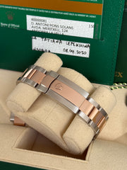 Pre-owned Rolex Chocolate 41mm Two Tone 126331 2020 Mint Condition Serviced