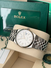 Pre-owned Rolex LandDweller 36mm 127234 Unworn 2025 Complete UK Set