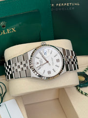 Pre-owned Rolex LandDweller 36mm 127234 Unworn 2025 Complete UK Set