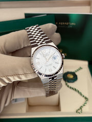 Pre-owned Rolex LandDweller 36mm 127234 Unworn 2025 Complete UK Set