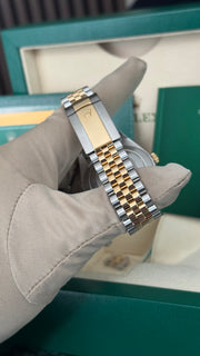 DEPOSIT for Pre-owned Rolex Datejust 41mm 126333 Champagne Baton Dial Yellow Gold Steel Jubilee Strap Fluted Bezel 2020 Complete Set