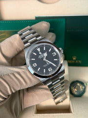 Pre-owned Rolex Explorer 224270 2023 Stainless 40mm Box and Papers