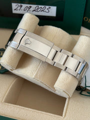 Pre-owned Rolex Datejust 41mm Mint Green Dial 126334 Box and Papers 2023